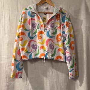 Crescent Multicolor Hooded Jacket
